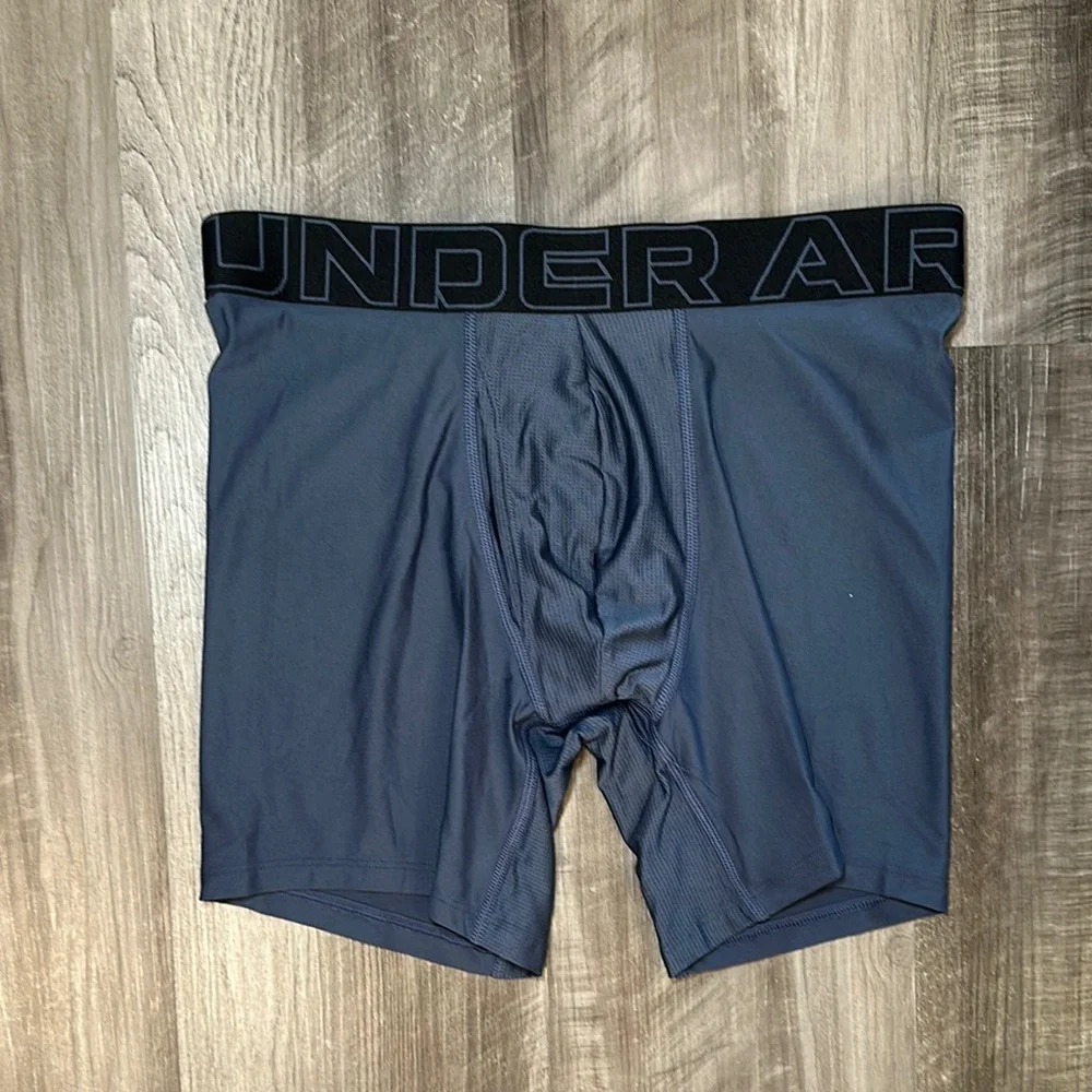 Under Armour Performance Microfiber Mesh Boxer Briefs - Small